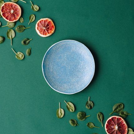 Blue Dessert Plate